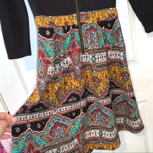 Anthropologie Maeve Paisley Fit And Flare Dress 2 - Picture 10 of 12